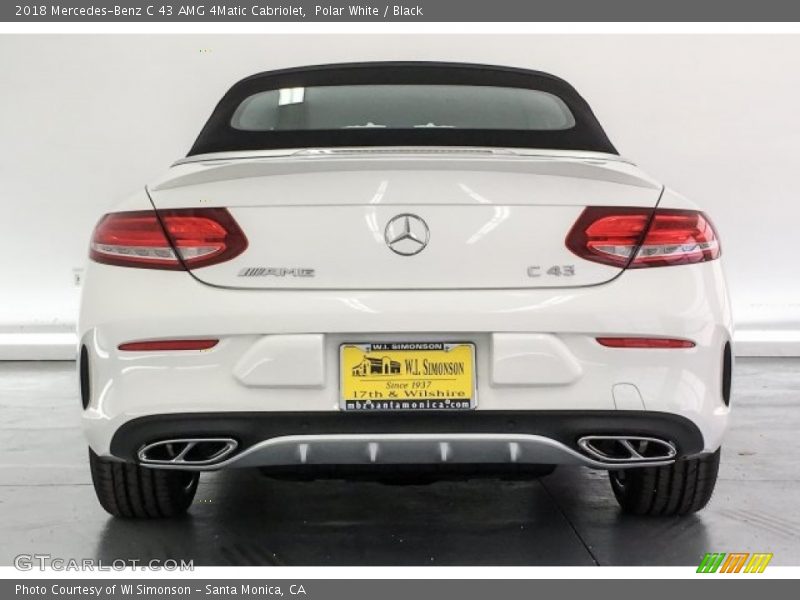 Polar White / Black 2018 Mercedes-Benz C 43 AMG 4Matic Cabriolet