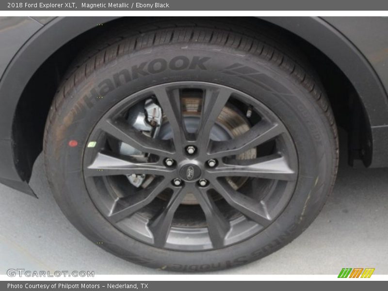 Magnetic Metallic / Ebony Black 2018 Ford Explorer XLT
