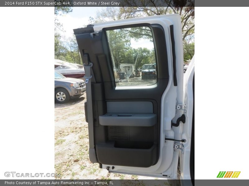 Oxford White / Steel Grey 2014 Ford F150 STX SuperCab 4x4