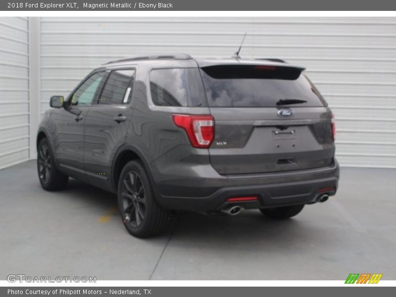Magnetic Metallic / Ebony Black 2018 Ford Explorer XLT