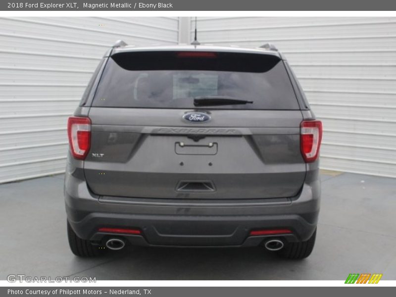 Magnetic Metallic / Ebony Black 2018 Ford Explorer XLT