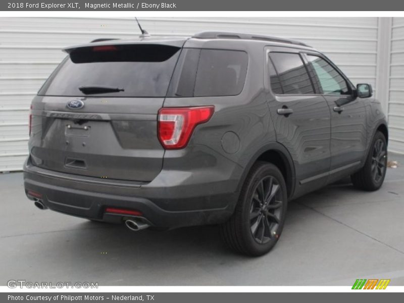 Magnetic Metallic / Ebony Black 2018 Ford Explorer XLT