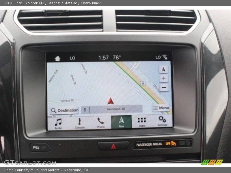 Magnetic Metallic / Ebony Black 2018 Ford Explorer XLT