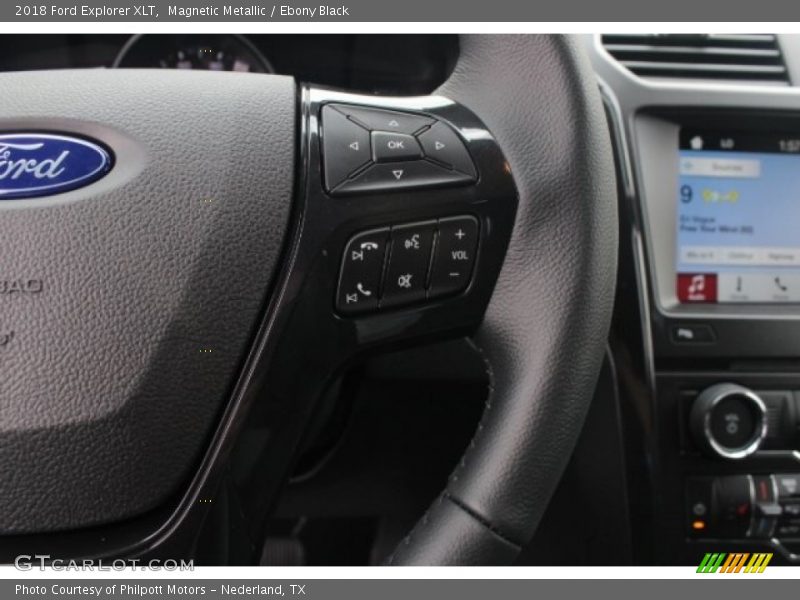 Magnetic Metallic / Ebony Black 2018 Ford Explorer XLT