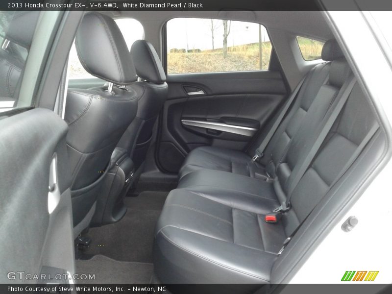 White Diamond Pearl / Black 2013 Honda Crosstour EX-L V-6 4WD