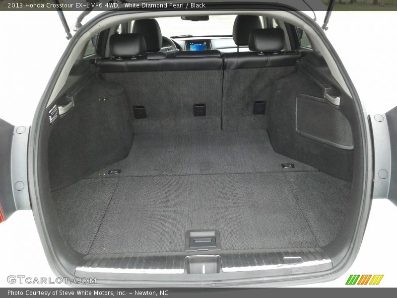 White Diamond Pearl / Black 2013 Honda Crosstour EX-L V-6 4WD