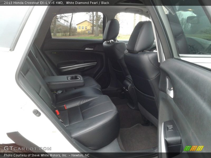 White Diamond Pearl / Black 2013 Honda Crosstour EX-L V-6 4WD