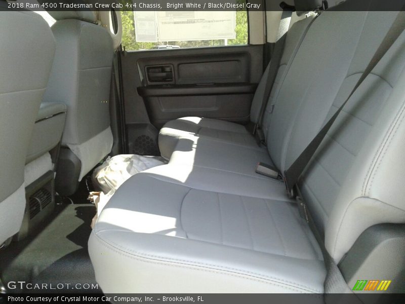 Bright White / Black/Diesel Gray 2018 Ram 4500 Tradesman Crew Cab 4x4 Chassis