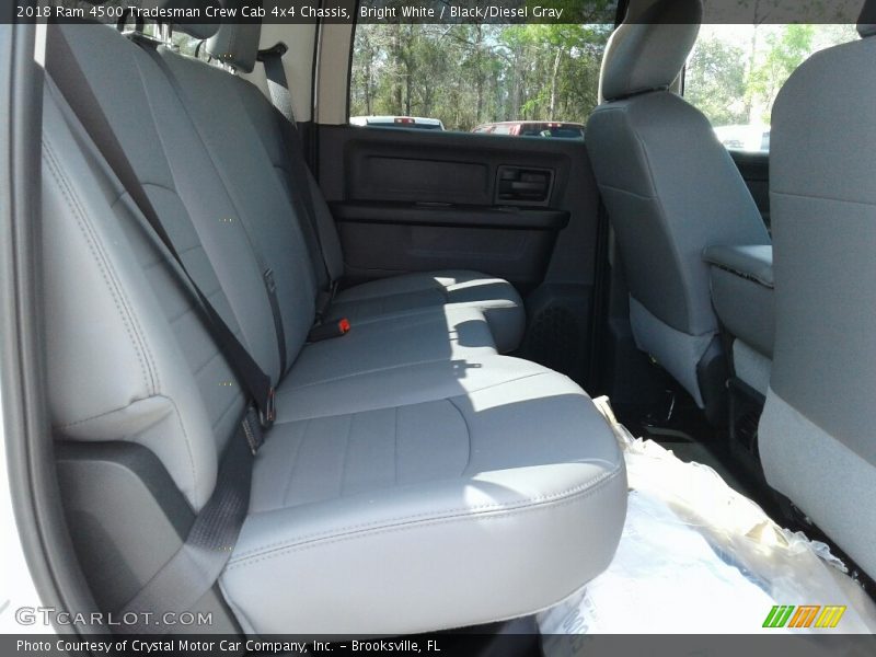 Bright White / Black/Diesel Gray 2018 Ram 4500 Tradesman Crew Cab 4x4 Chassis