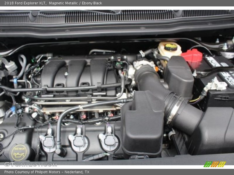 Magnetic Metallic / Ebony Black 2018 Ford Explorer XLT
