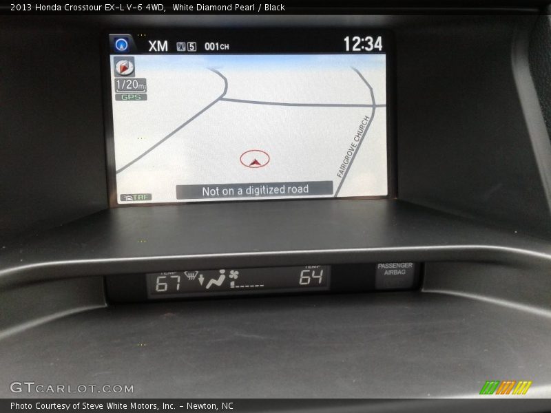 White Diamond Pearl / Black 2013 Honda Crosstour EX-L V-6 4WD