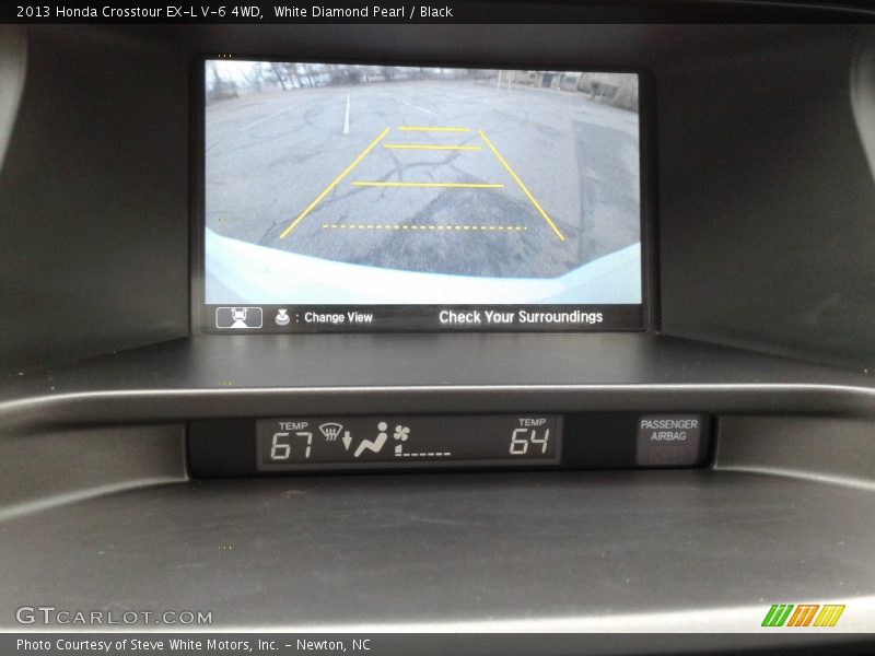 White Diamond Pearl / Black 2013 Honda Crosstour EX-L V-6 4WD