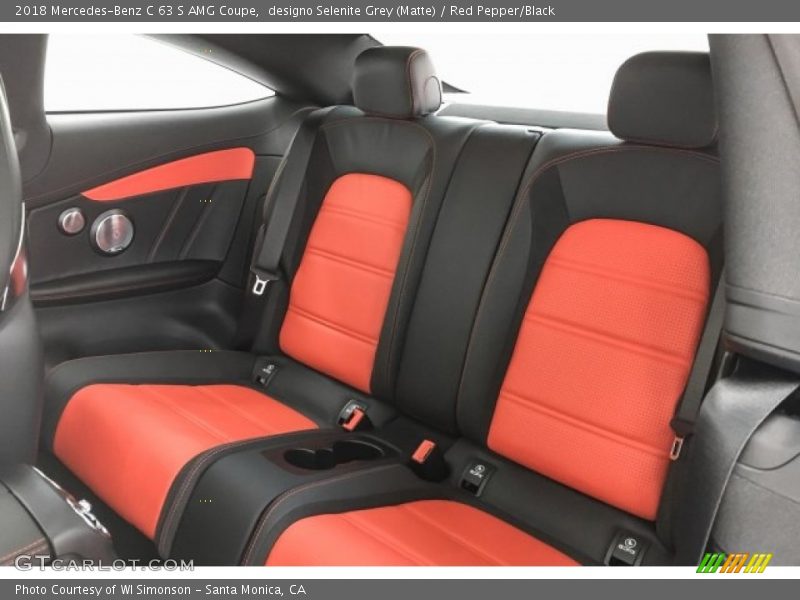 Rear Seat of 2018 C 63 S AMG Coupe