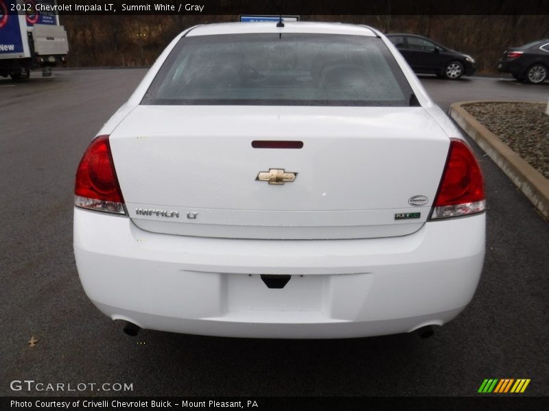 Summit White / Gray 2012 Chevrolet Impala LT