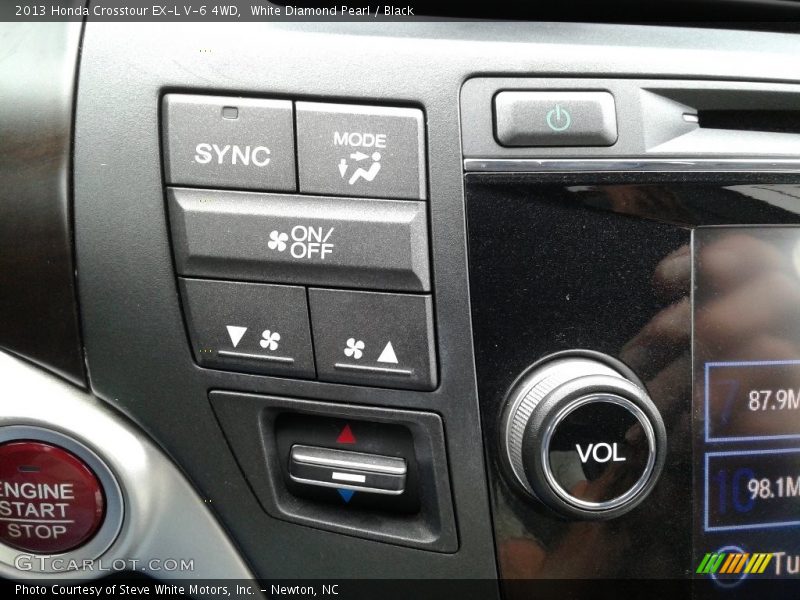 White Diamond Pearl / Black 2013 Honda Crosstour EX-L V-6 4WD