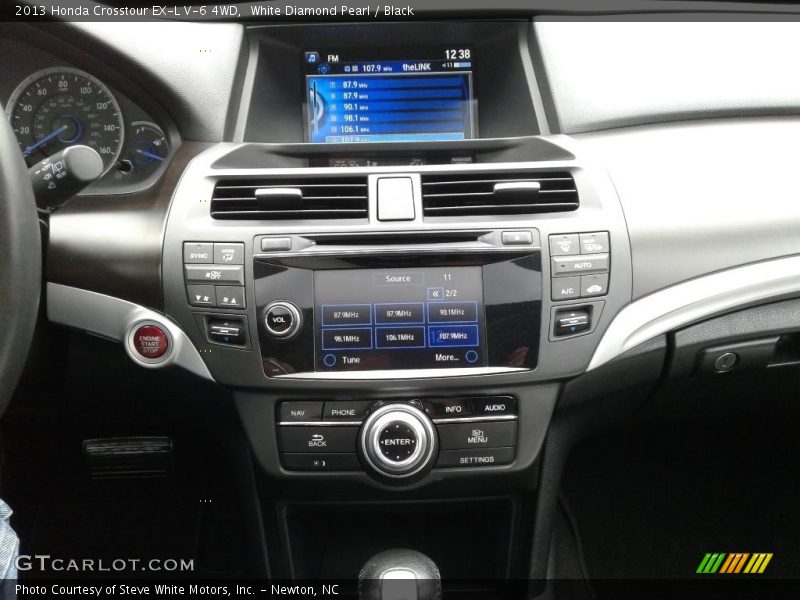 White Diamond Pearl / Black 2013 Honda Crosstour EX-L V-6 4WD