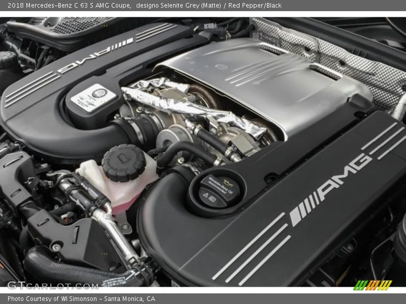  2018 C 63 S AMG Coupe Engine - 4.0 Liter AMG biturbo DOHC 32-Valve VVT V8