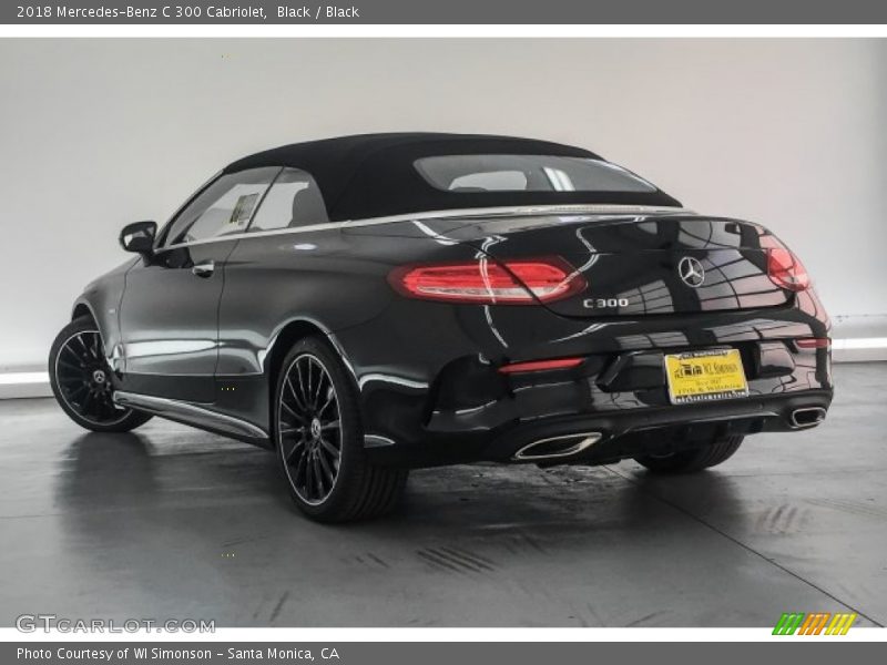 Black / Black 2018 Mercedes-Benz C 300 Cabriolet