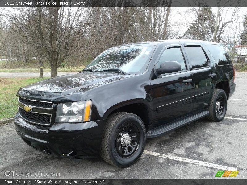 Black / Ebony 2012 Chevrolet Tahoe Police