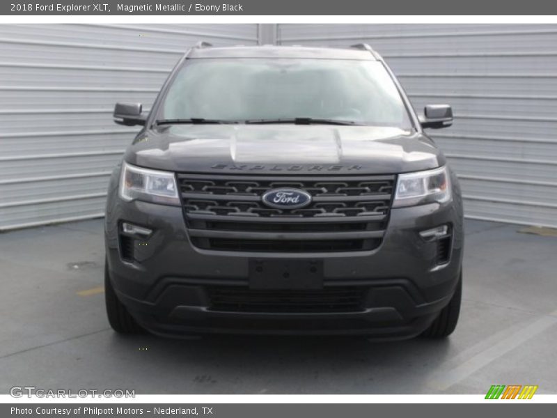 Magnetic Metallic / Ebony Black 2018 Ford Explorer XLT