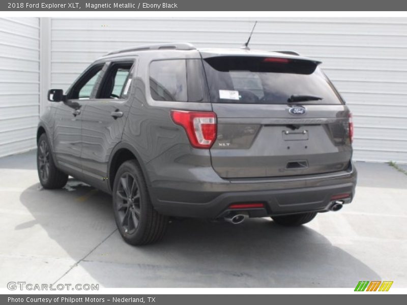 Magnetic Metallic / Ebony Black 2018 Ford Explorer XLT