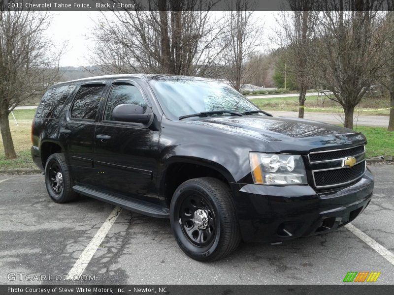 Black / Ebony 2012 Chevrolet Tahoe Police