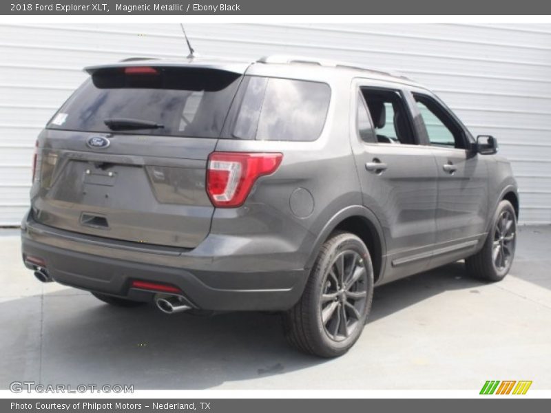 Magnetic Metallic / Ebony Black 2018 Ford Explorer XLT