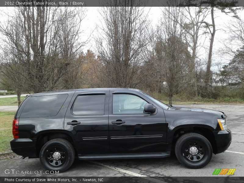 Black / Ebony 2012 Chevrolet Tahoe Police