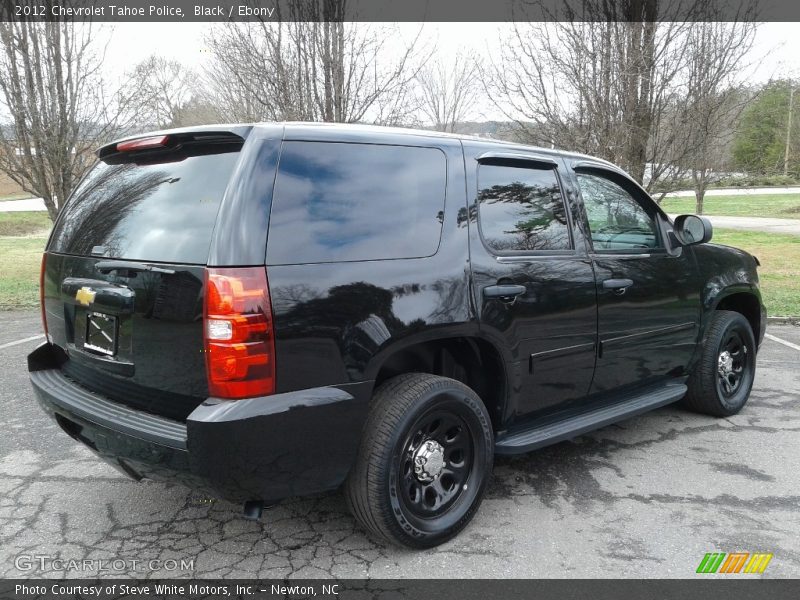 Black / Ebony 2012 Chevrolet Tahoe Police