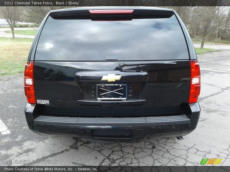 Black / Ebony 2012 Chevrolet Tahoe Police