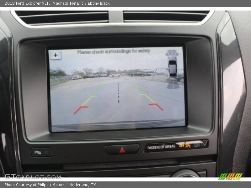 Magnetic Metallic / Ebony Black 2018 Ford Explorer XLT