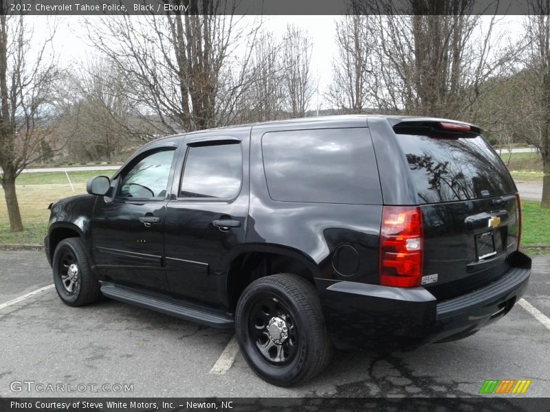 Black / Ebony 2012 Chevrolet Tahoe Police