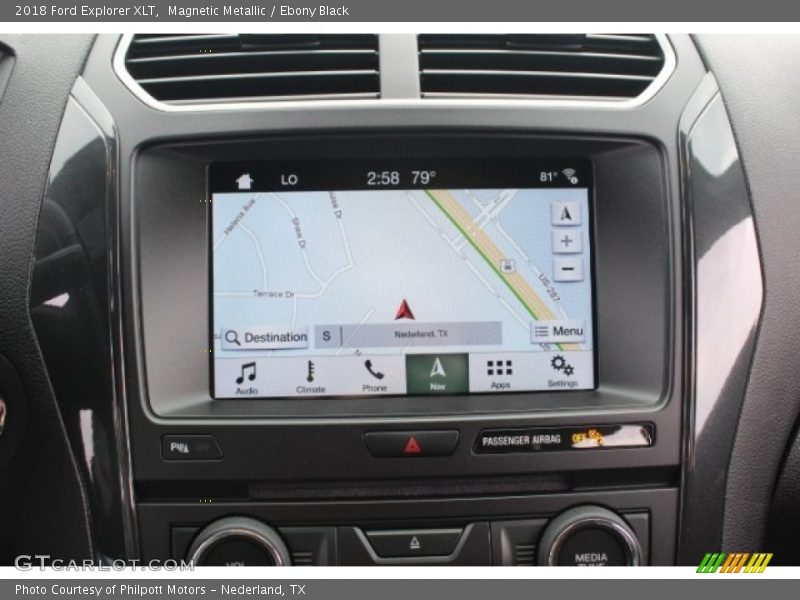 Magnetic Metallic / Ebony Black 2018 Ford Explorer XLT