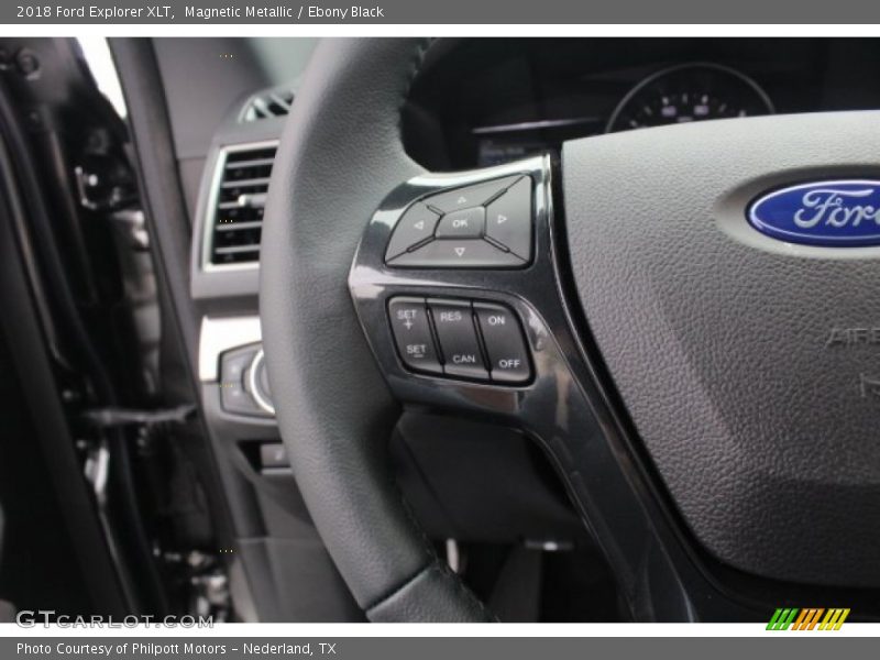 Magnetic Metallic / Ebony Black 2018 Ford Explorer XLT