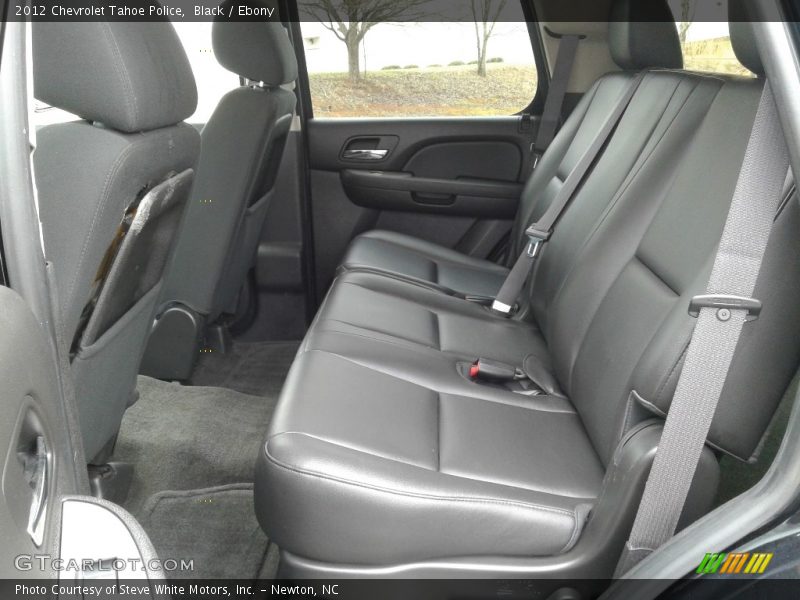 Black / Ebony 2012 Chevrolet Tahoe Police