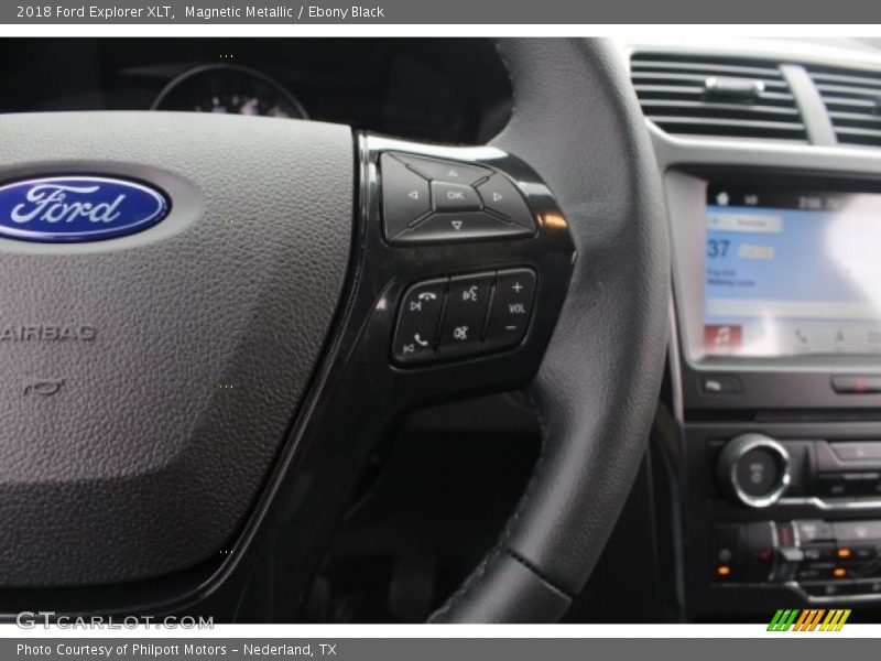 Magnetic Metallic / Ebony Black 2018 Ford Explorer XLT