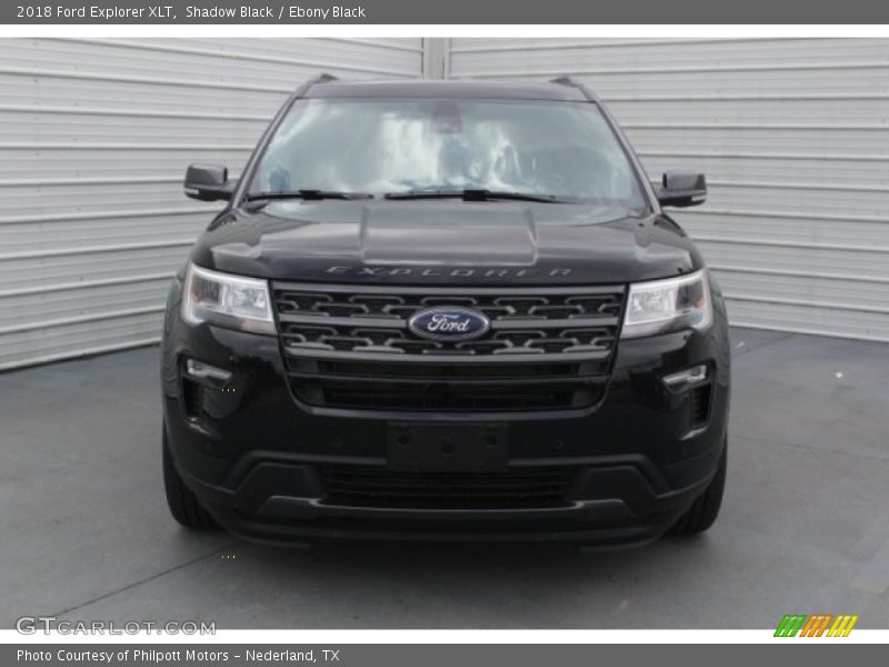 Shadow Black / Ebony Black 2018 Ford Explorer XLT