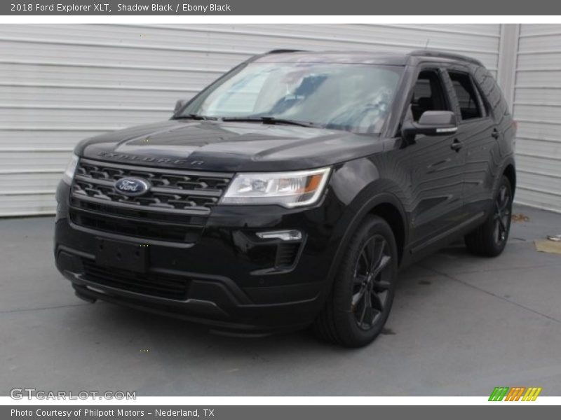 Shadow Black / Ebony Black 2018 Ford Explorer XLT