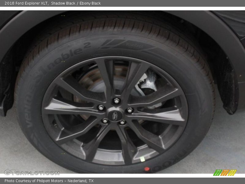 Shadow Black / Ebony Black 2018 Ford Explorer XLT