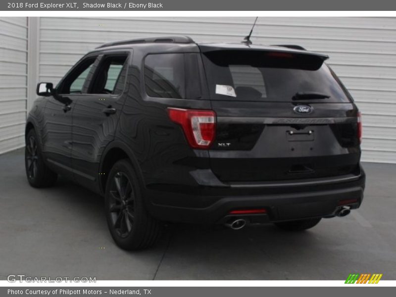 Shadow Black / Ebony Black 2018 Ford Explorer XLT