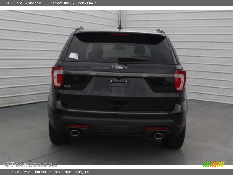Shadow Black / Ebony Black 2018 Ford Explorer XLT
