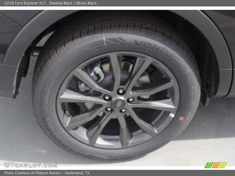 Shadow Black / Ebony Black 2018 Ford Explorer XLT