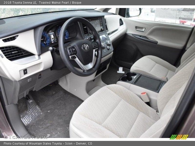 Toasted Walnut Pearl / Bisque 2018 Toyota Sienna LE