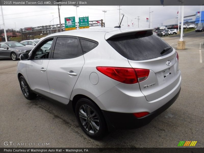 Diamond Silver / Black 2015 Hyundai Tucson GLS AWD
