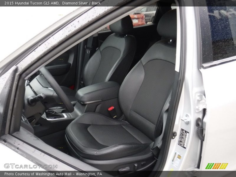 Diamond Silver / Black 2015 Hyundai Tucson GLS AWD