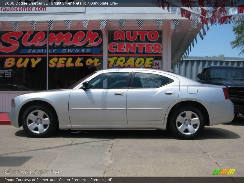 Bright Silver Metallic / Dark Slate Gray 2008 Dodge Charger SE