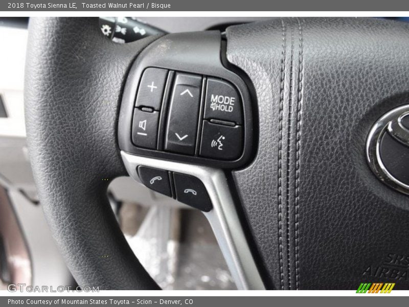 Toasted Walnut Pearl / Bisque 2018 Toyota Sienna LE