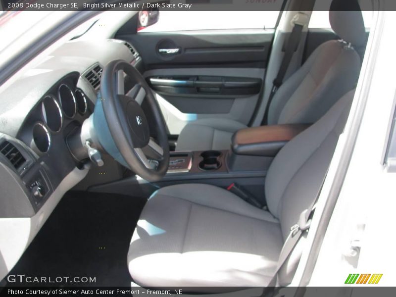 Bright Silver Metallic / Dark Slate Gray 2008 Dodge Charger SE