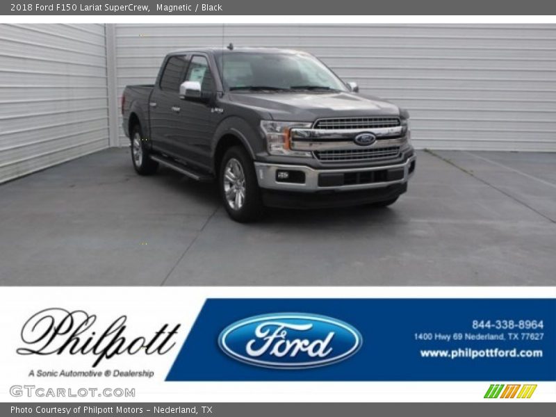 Magnetic / Black 2018 Ford F150 Lariat SuperCrew