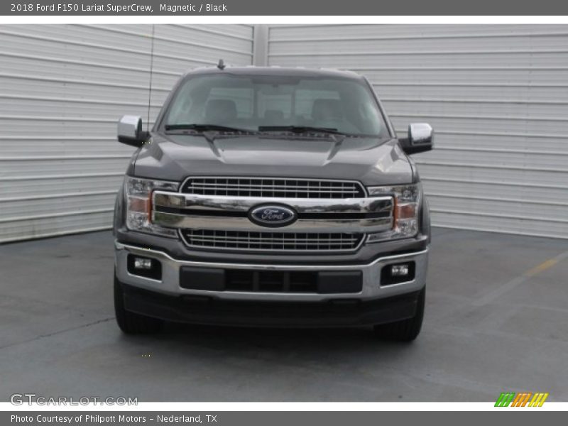 Magnetic / Black 2018 Ford F150 Lariat SuperCrew